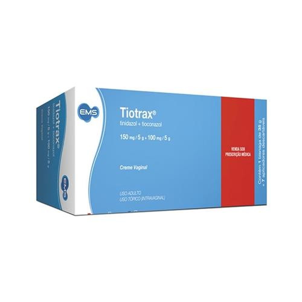 Tiotrax Creme Bisnaga 35Gramas + 7 Aplicadores
