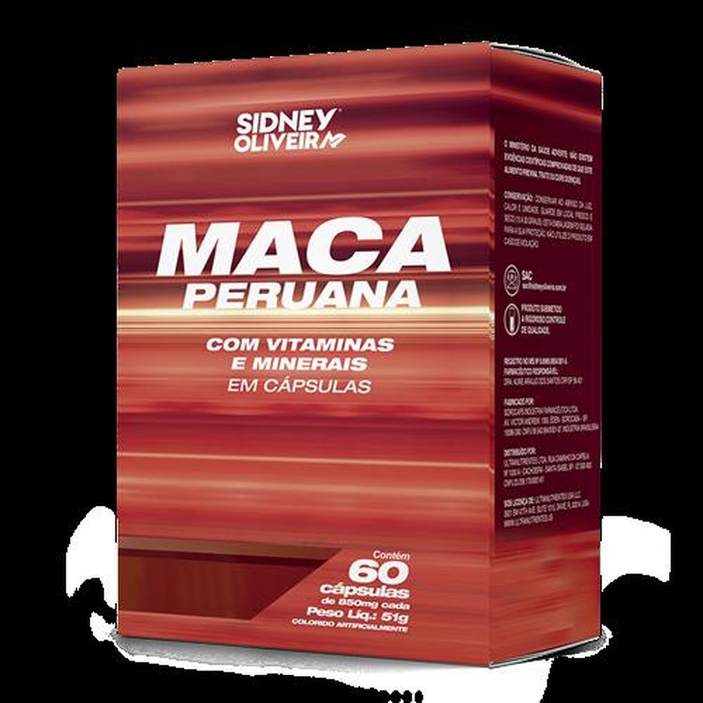 Maca Peruana Com Vitaminas E Minerais 60 Cap