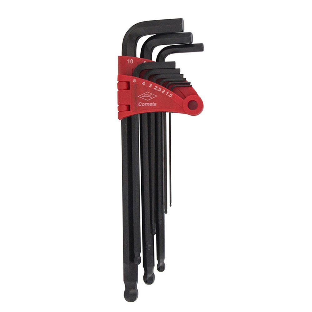 Chave Allen Abaulada L 1/16-3/8 Jg 9Pc