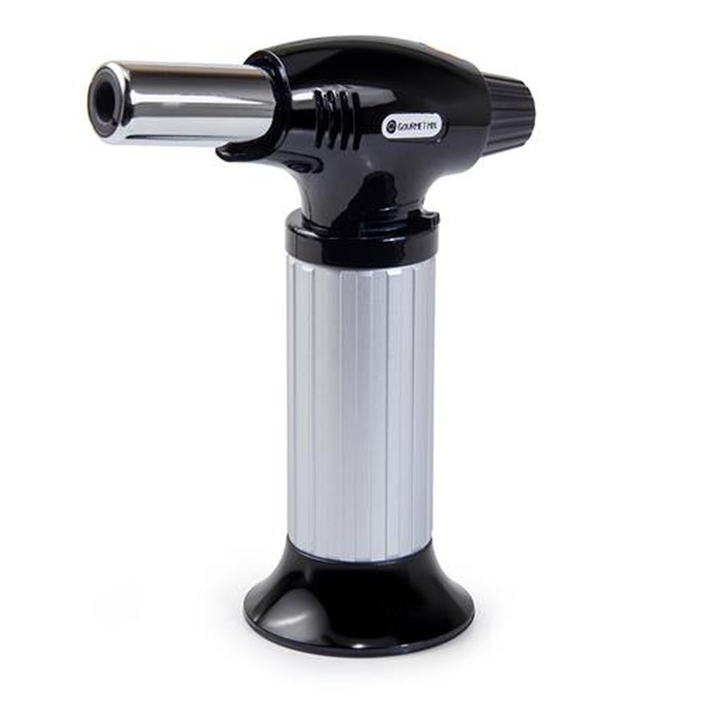 Macarico Culinario Recarregavel - Cabo Prata