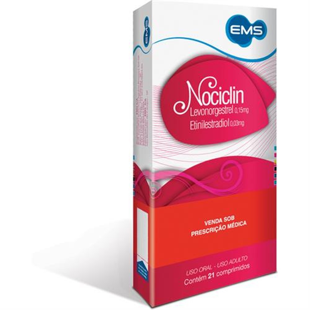 Nociclin 0,15- 0,03Mg Com 21 Comprimido - EMS