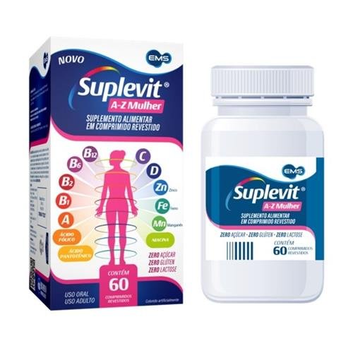 Suplevit Az Mulher Frasco Com 60 Capsulas - Suplemento Alimentar ...