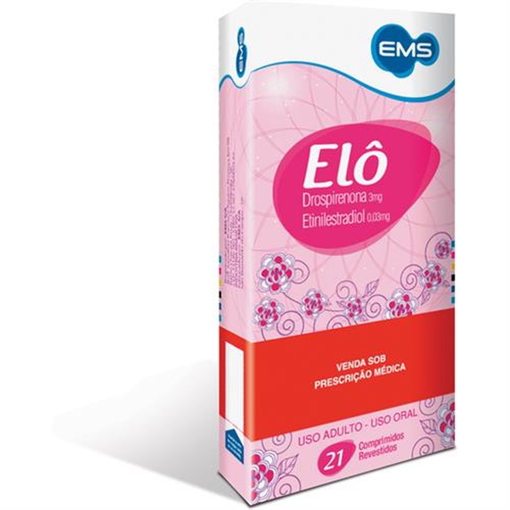 Elo 3-0,03Mg Com 21 Comprimido Revestido - EMS