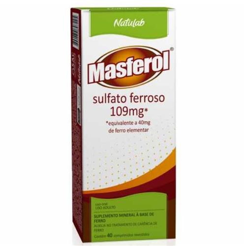 Masferol Comprimidos 109Mg Com 40Comprimidos - Natulab