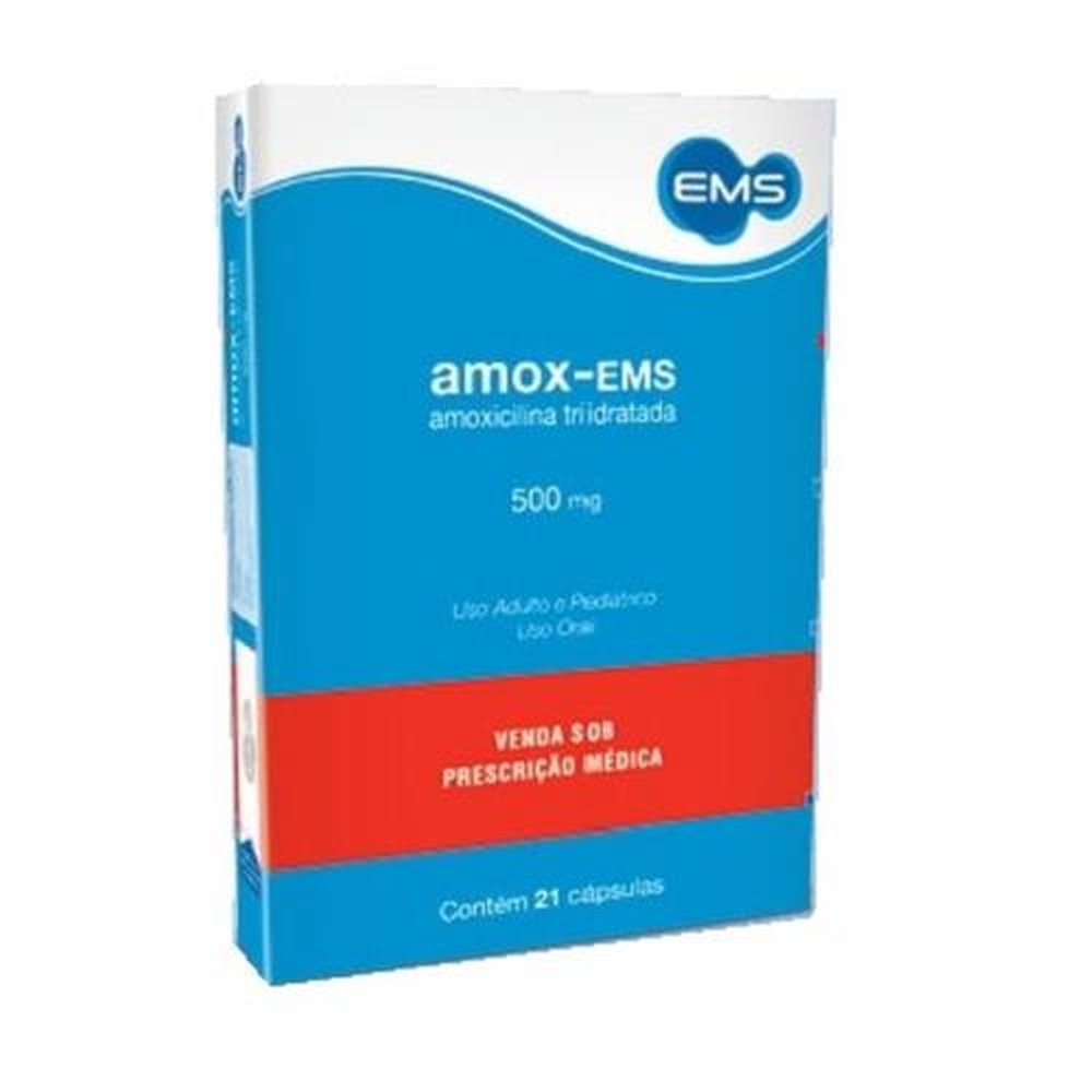 Amox-ems 500 mg 21 cápsulas