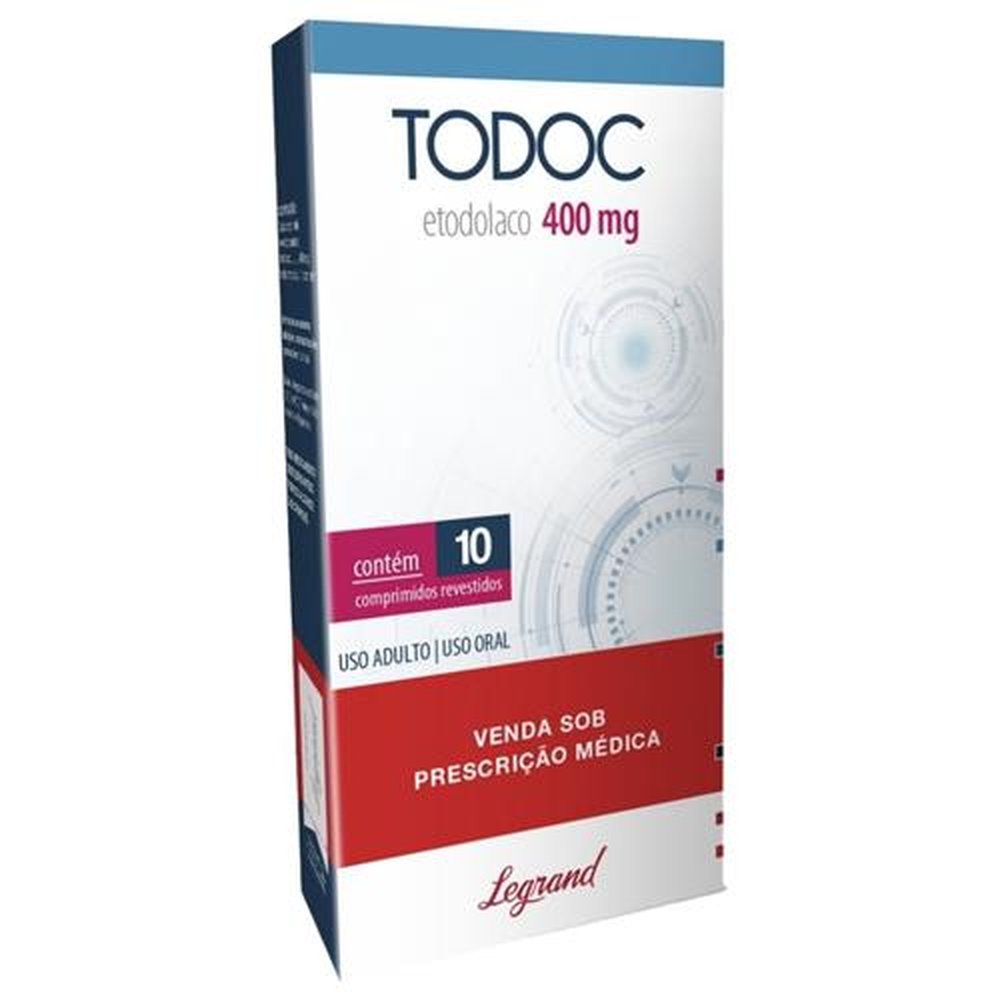 Todoc 400Mg Com 10 Comprimidos Revestidos Legrand Martins Atacado