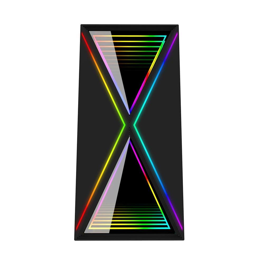 Gabinete Gamer Bg-035 Pulse Advanced Preto Bluecase ¿ S/ Fonte / Led Rgb / Usb 3.0 / Suporte Gpu