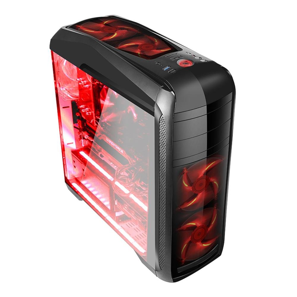 Gabinete Gamer Bg-024 Bluecase - 01 Baia Externa S/ Fonte / Usb 3.0 Frontal