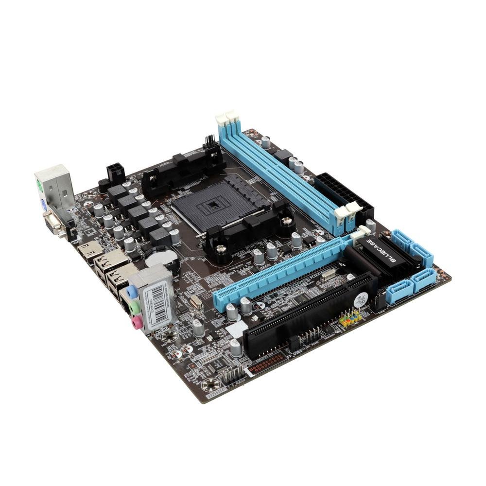 Placa Mae Fm2/Fm2+ Ddr3 Rede 10/100/1000 Bluecase - 16gb / Vga / Hdmi- Bmba88-A2hg Box