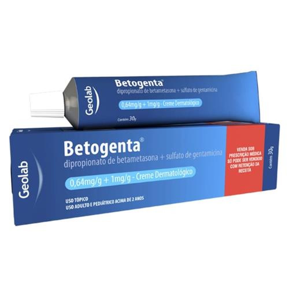 Betogenta 0,5mg/g + 1,0mg/g bisnaga com 30g Creme - Geolab