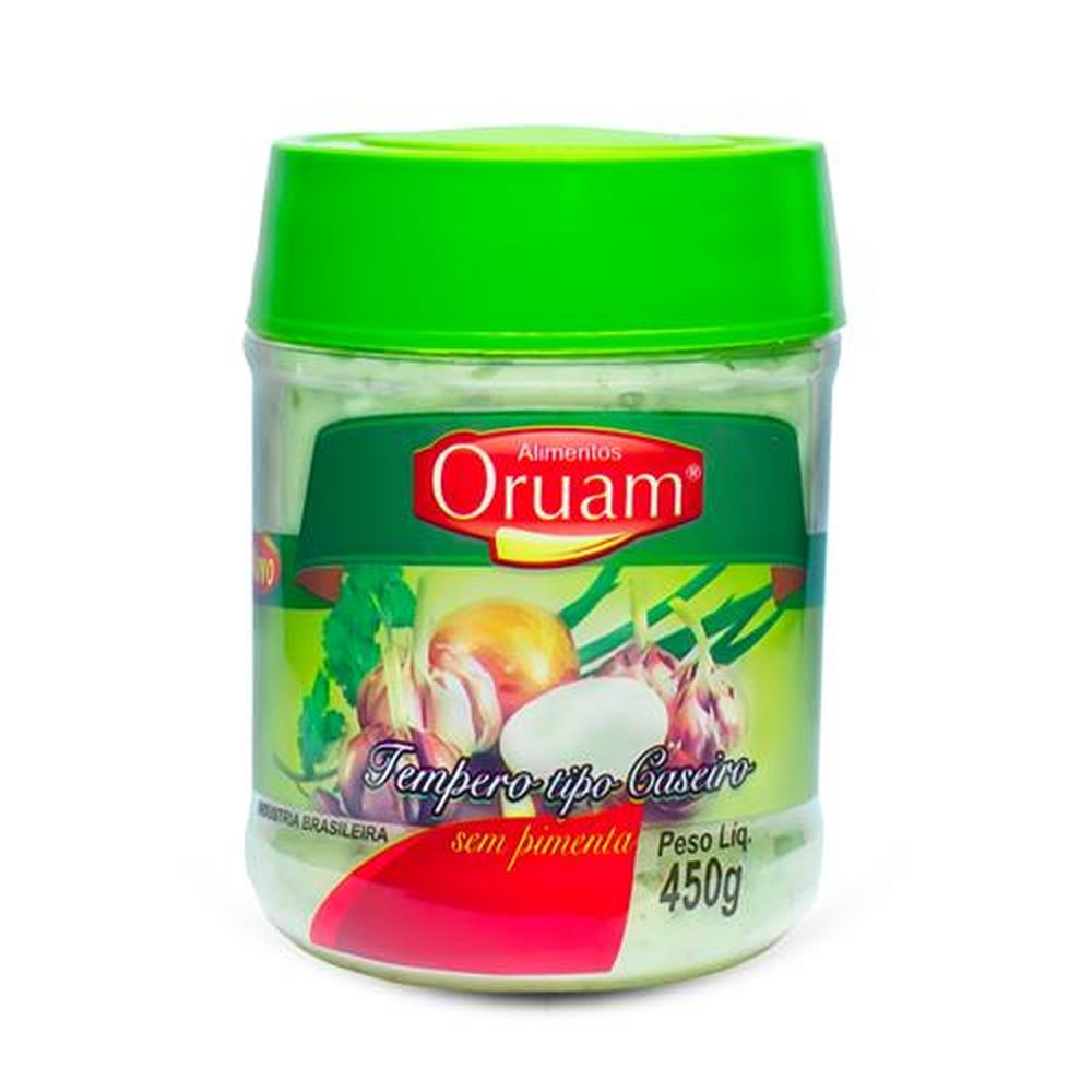 Tempero tipo Caseiro s/ Pimenta Oruam 450g