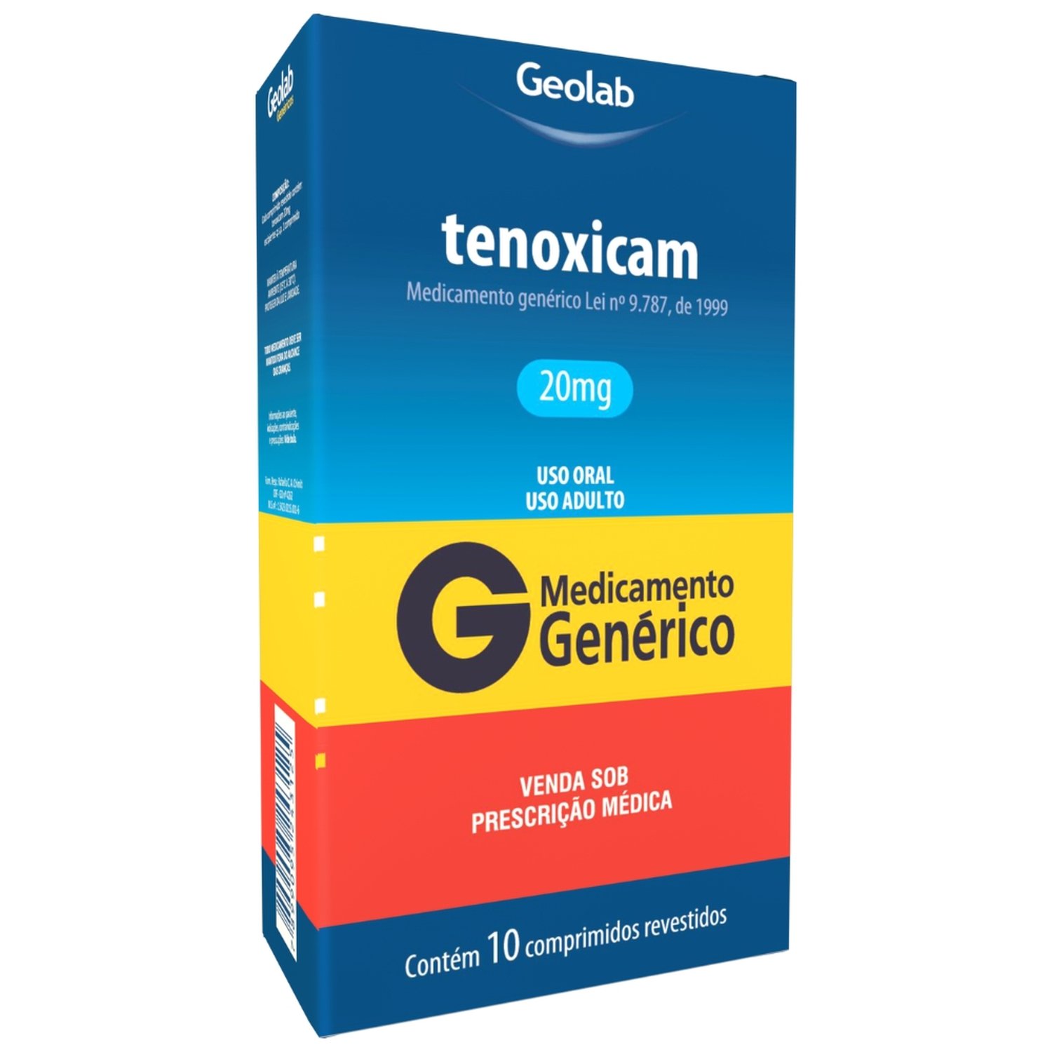 Tenoxicam 20Mg 10Cpr