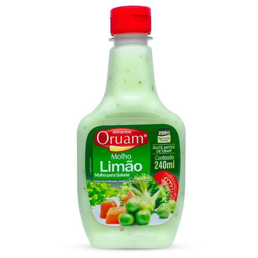 Molho de Salada sabor Limão Oruam 240ml