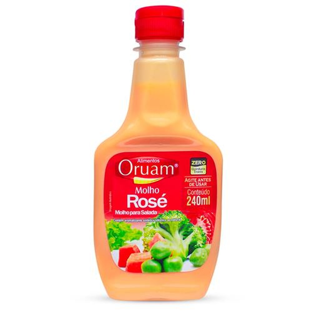 Molho de Salada sabor Rosé Oruam 240ml