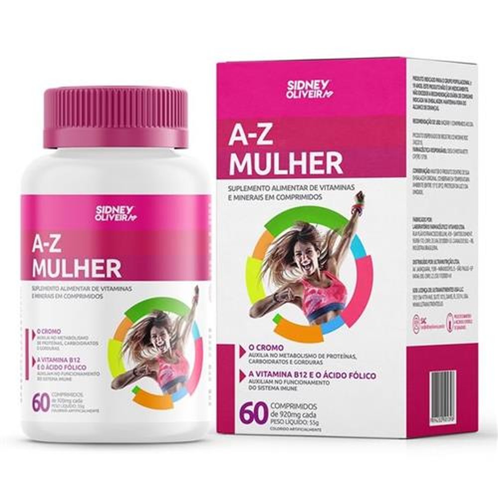 A-Z Mulher 60 Comprimidos Sidney Oliveira*