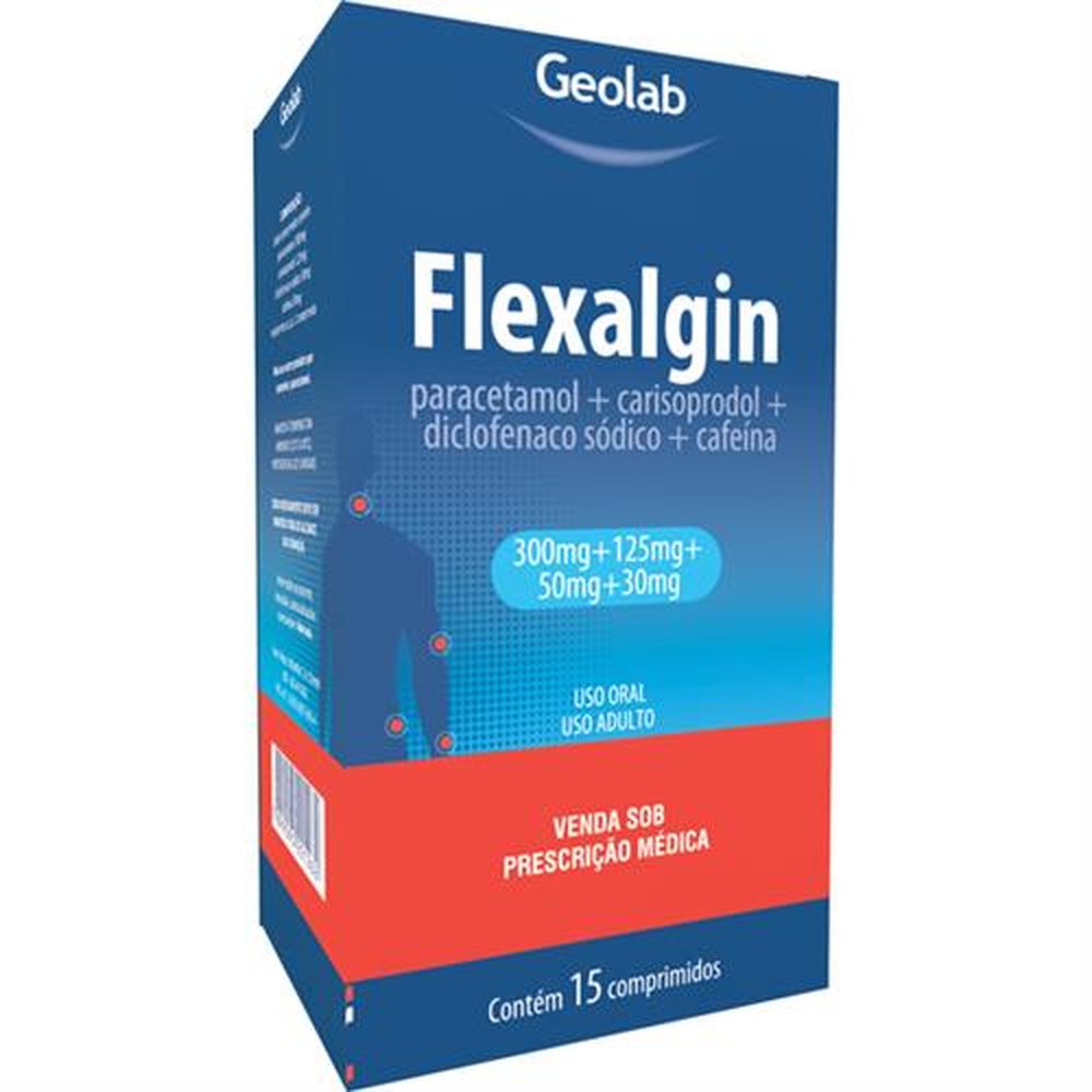 Flexalgin 300-125-50-30Mg Com 15 Comprimido - GEOLAB