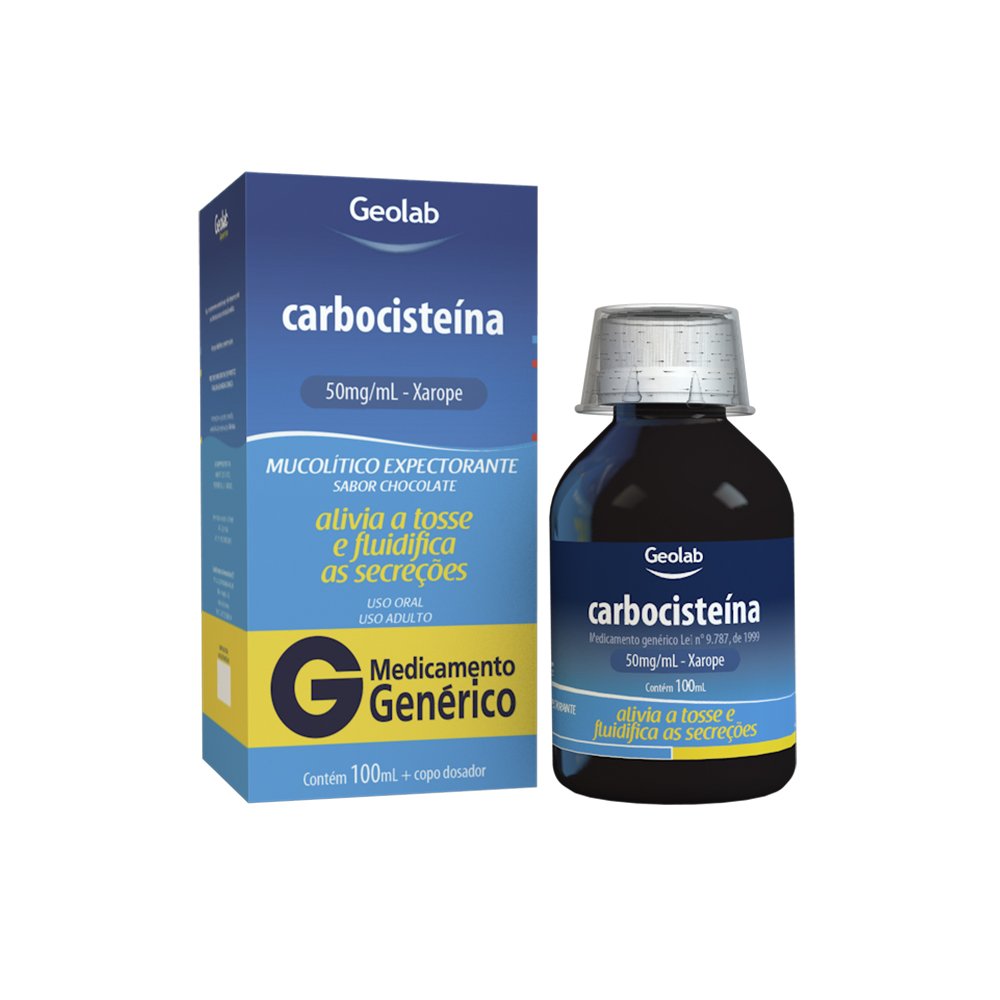 Generico Geolab Generico Carbocisteina Adulto 50Mg 100Ml - GEOLAB | Martins Atacado