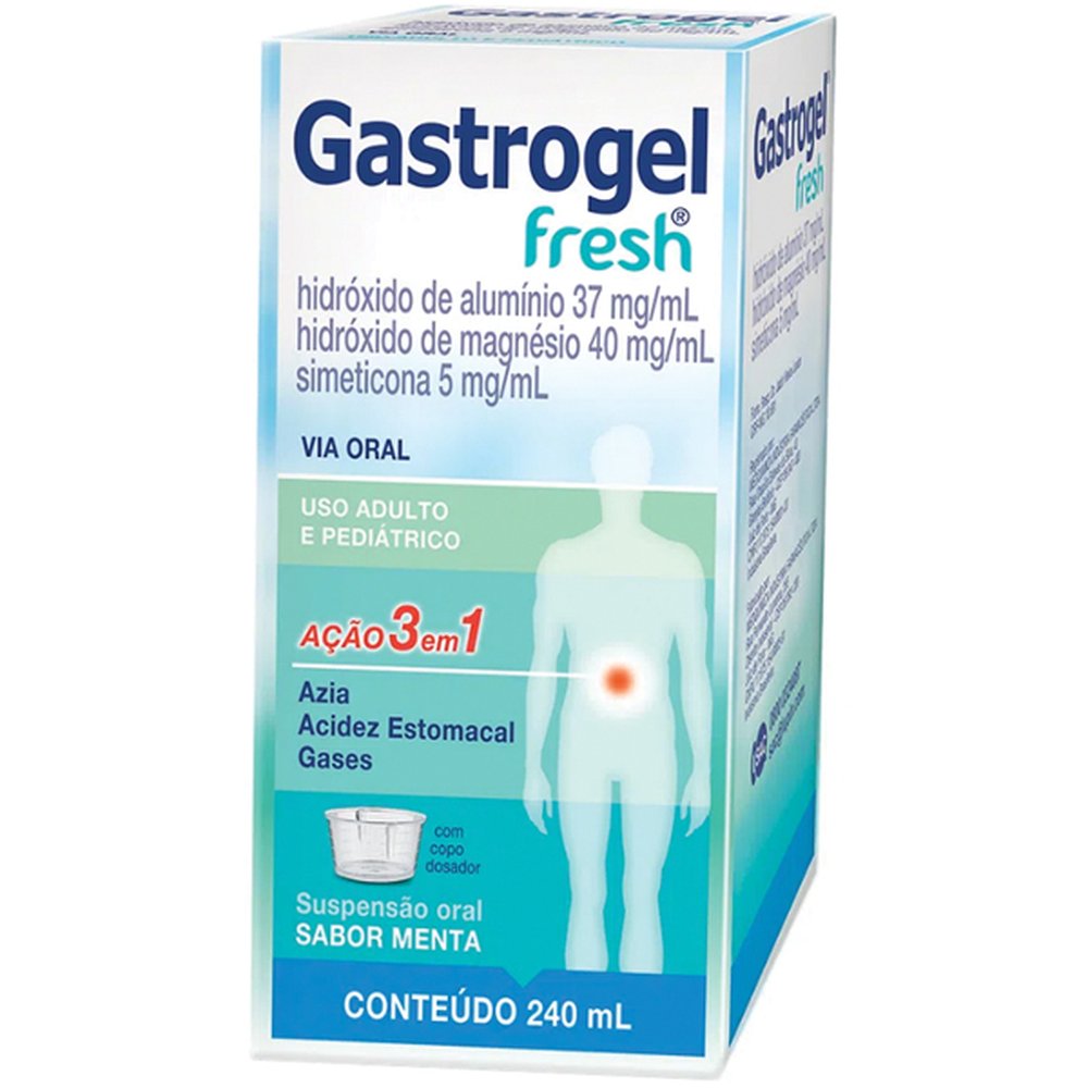 Gastrogel 240Ml Sabor Menta - MEDQUIMICA