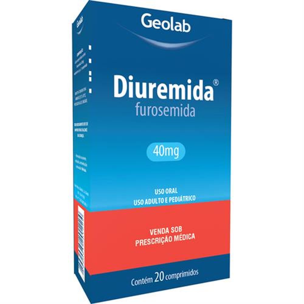 Diuremida 40Mg Com 20 Comprimido - GEOLAB