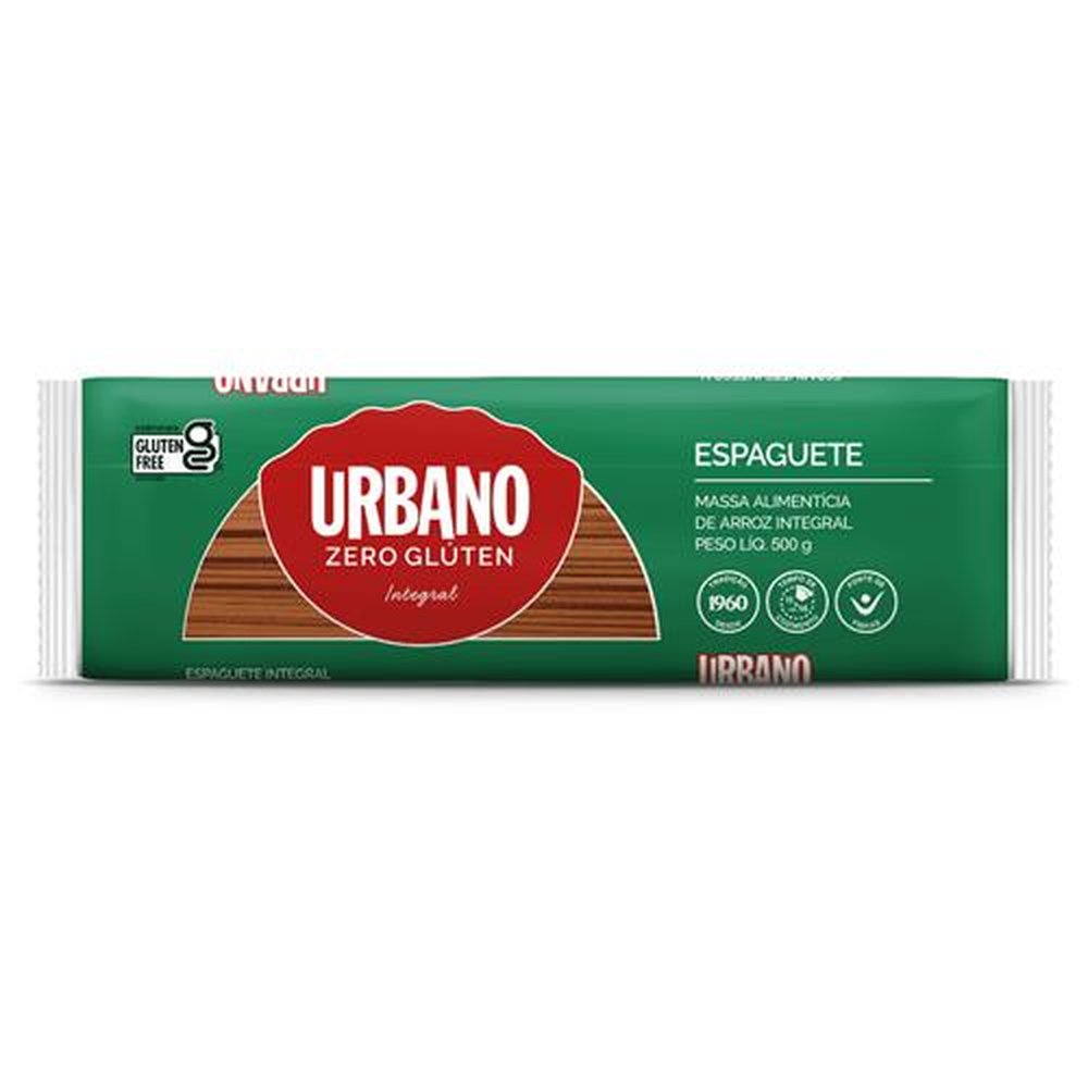 Macarrao Arroz Urbano 500g Espaguete Integral