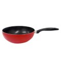 Frigideira n.24 2,9L Wok Vermelha Alumínio Antiaderente Mr Cook