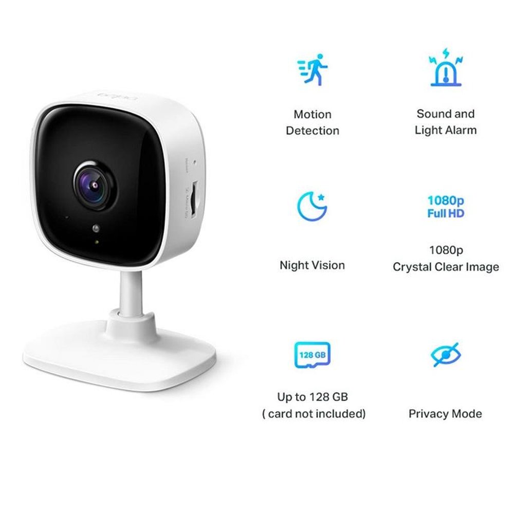 Camera De Segurança Wi-Fi, Full Hd, Tapo, C100, Tp-Link