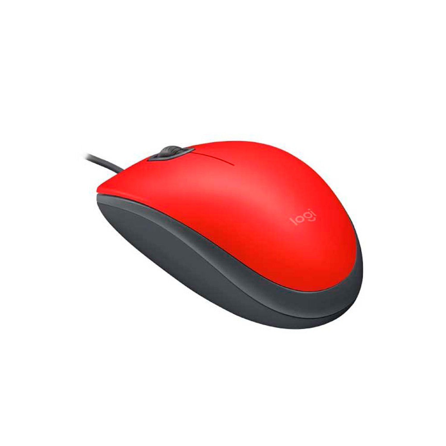 Mouse Com Fio Usb Logitech M110 - Vermelho - 910-005492