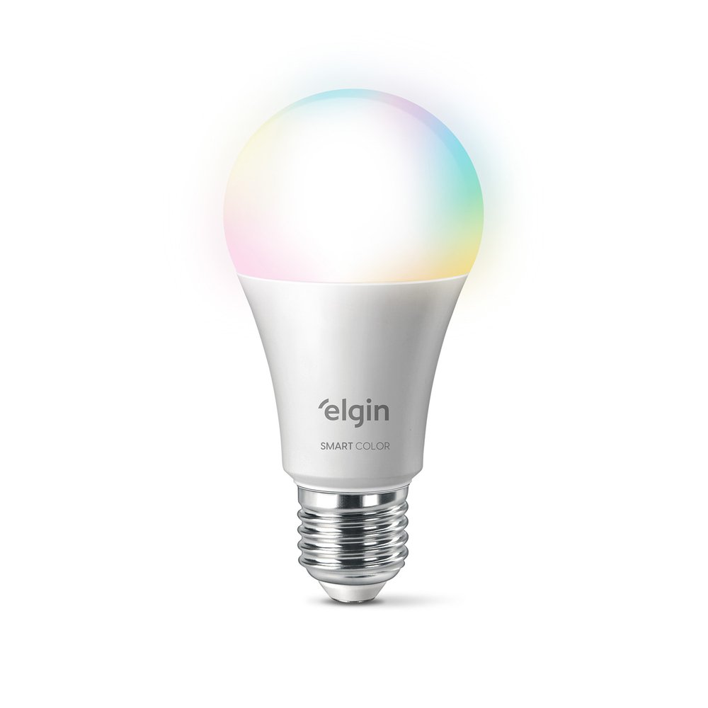 Lâmpada Led Smart WIFI 10W A60 Color Elgin