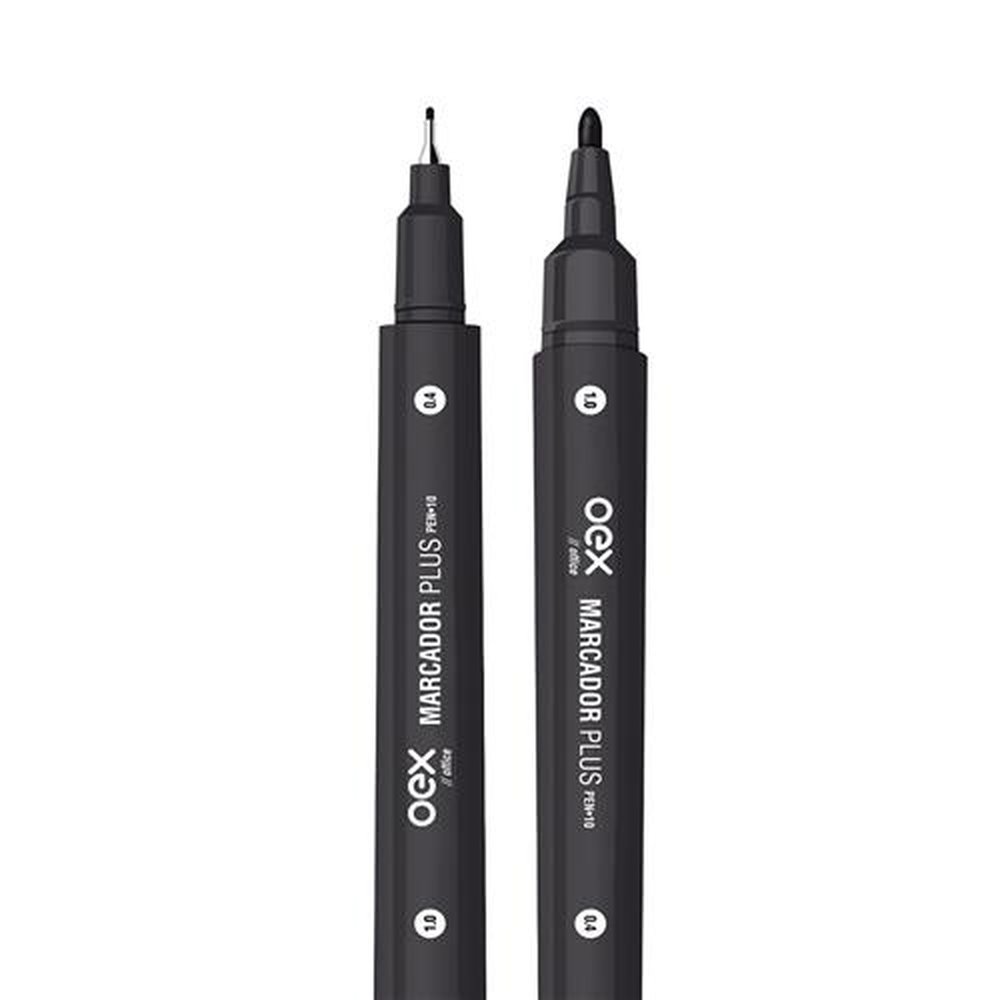 Marcador P/Cd E Dvd Plus (Cx C/ 12 Unid) - Preto - Pen10