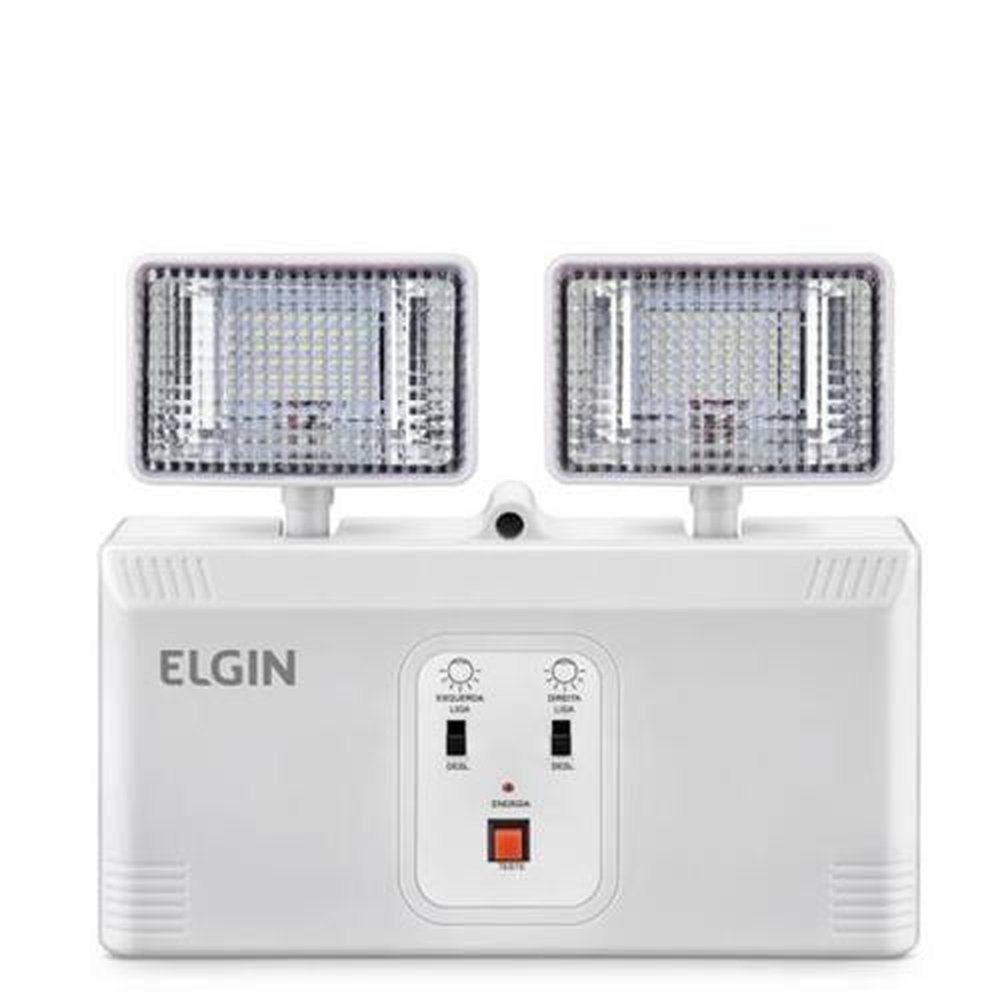 Luminária De Emergência Elgin Power Line 16W LED 2000 Lúmens