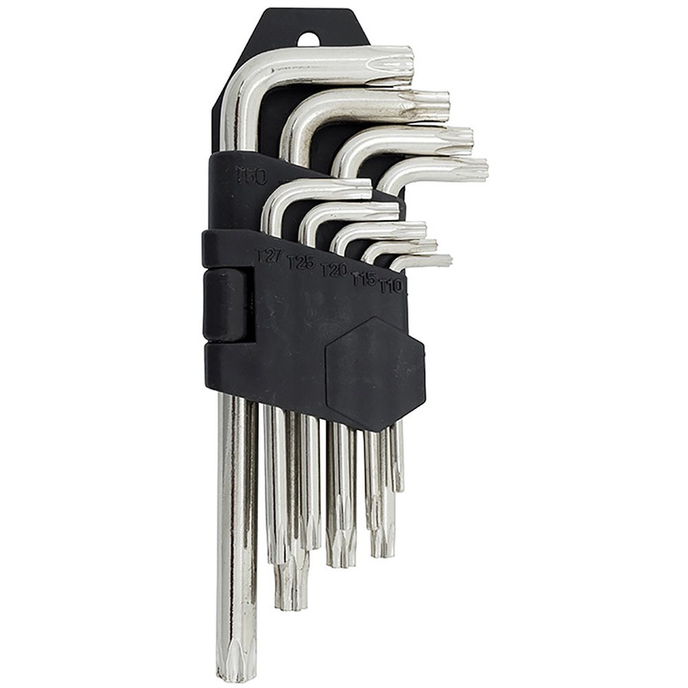 Chave Torx Curta Sem Furo 9 Peças - Western