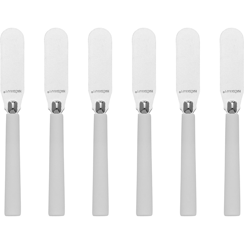 Espatula Inox Branca Jogo 6 Pecas - Hauskraft