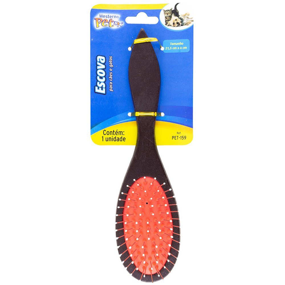 Escova Para Pelos 21,5X6Cm - Western Pet