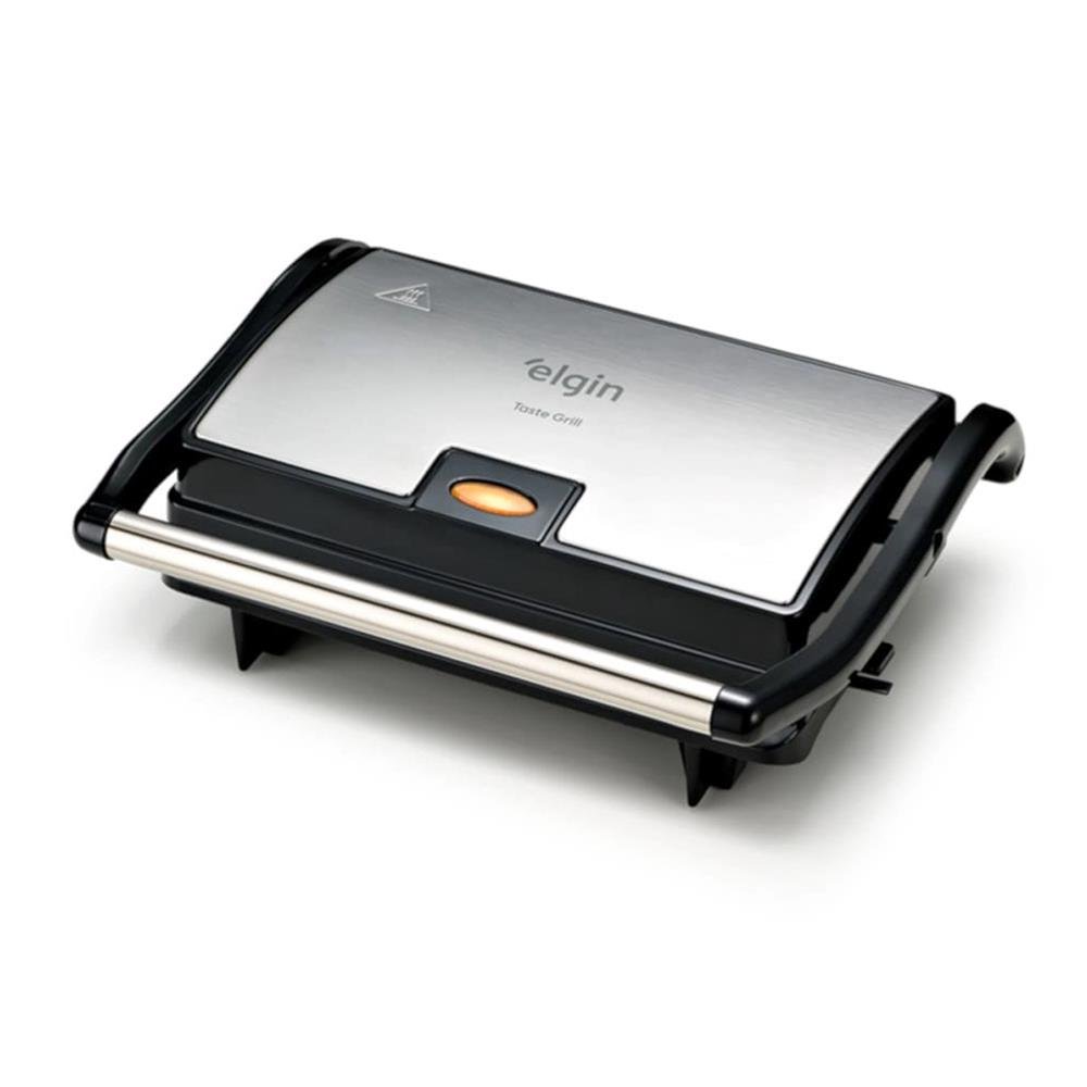 Mini Grill Taste Grill 800W 2 Em 1 Elgin 127V
