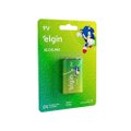 Bateria Alcalina 9v Elgin Blister 01 Unidade