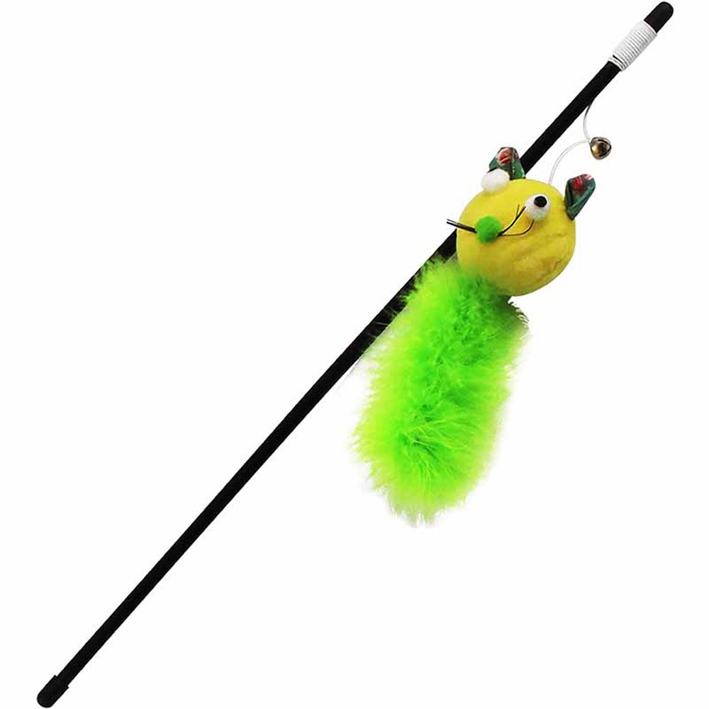 Brinquedo Gato Vara Com Rato 49Cm - Western Pet