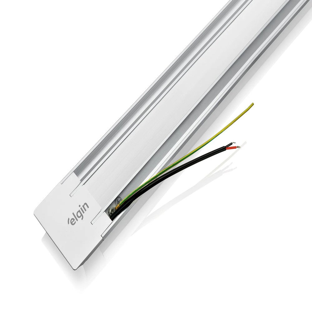 Luminária Slim Sobrepor Led Elgin 72W Bivolt 6500K 238cm