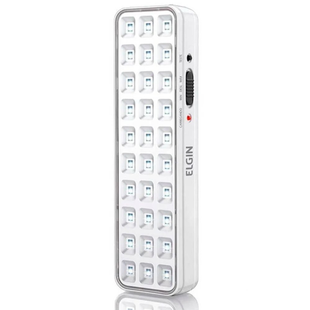 Luminária De Emergência 30 Leds 2w Elgin