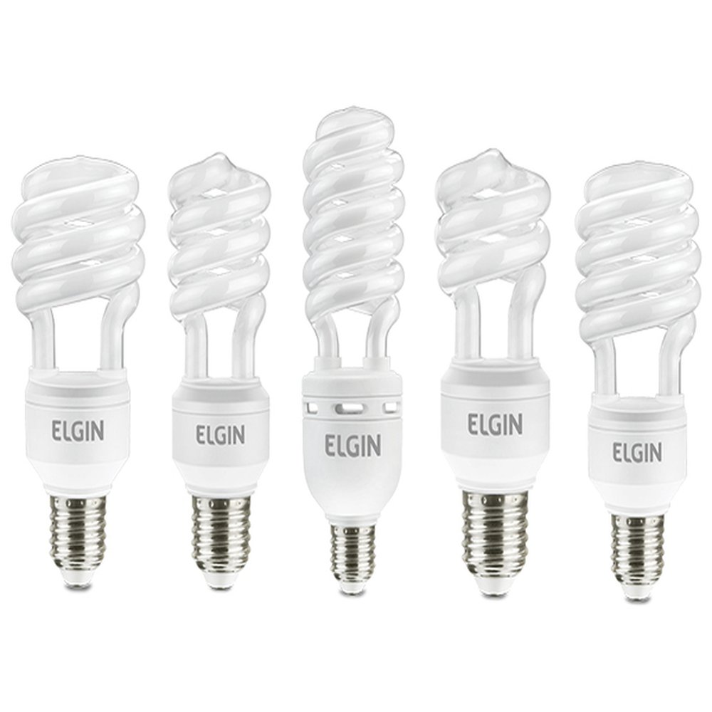 Lâmpada Eletrônica Espiral Elgin 32W 220V 6400K E27