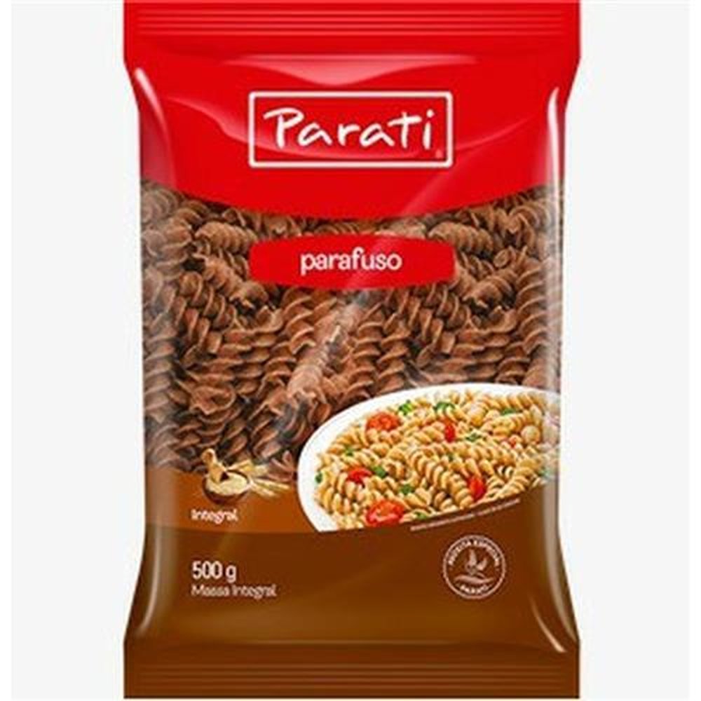 Macarrão Integral Parati Parafuso 500G