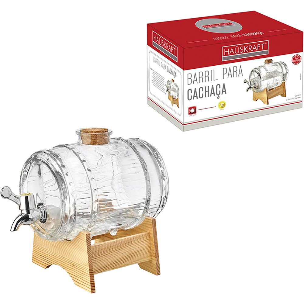 Barril Para Cachaca Vdo 1,5L - Hauskraft