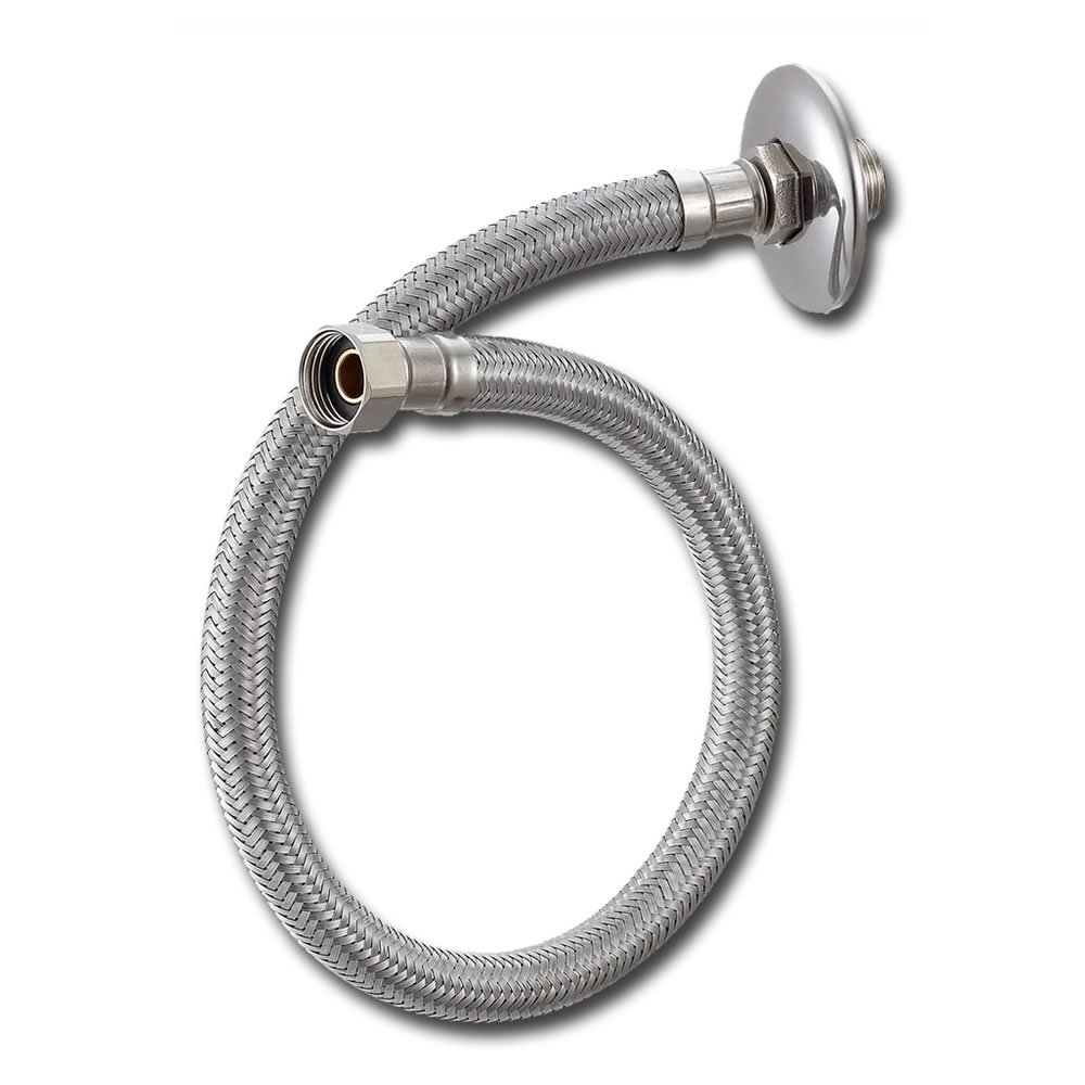 Engate Flexível Trançado 60cm Inox Mega