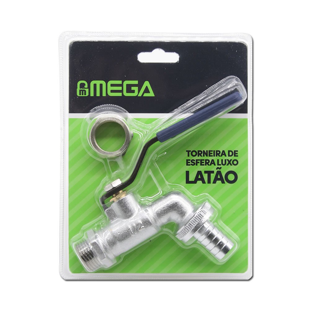 Torneira Esferica Para Luxo 1/2 Metal Mega