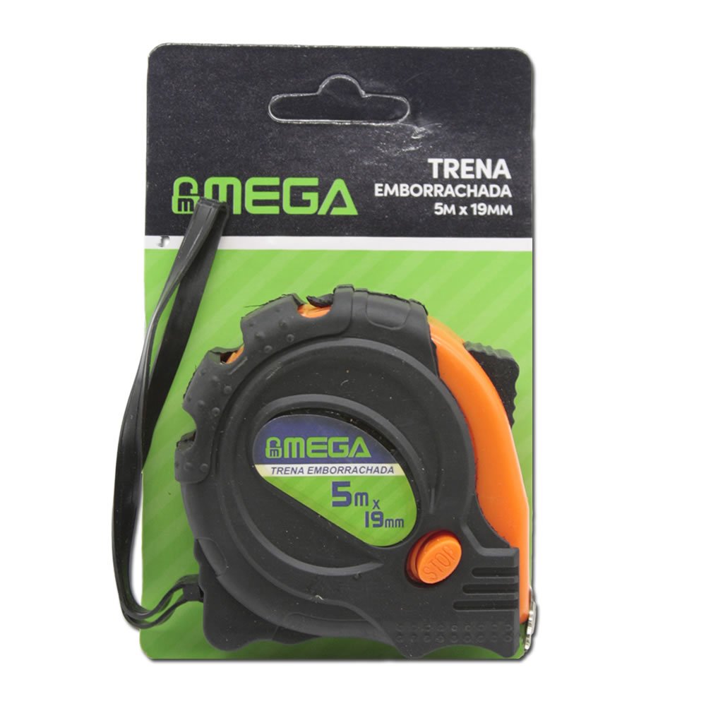 Trena Emborrachada Com Ima E Trava 5Mt X 19Mm Mega