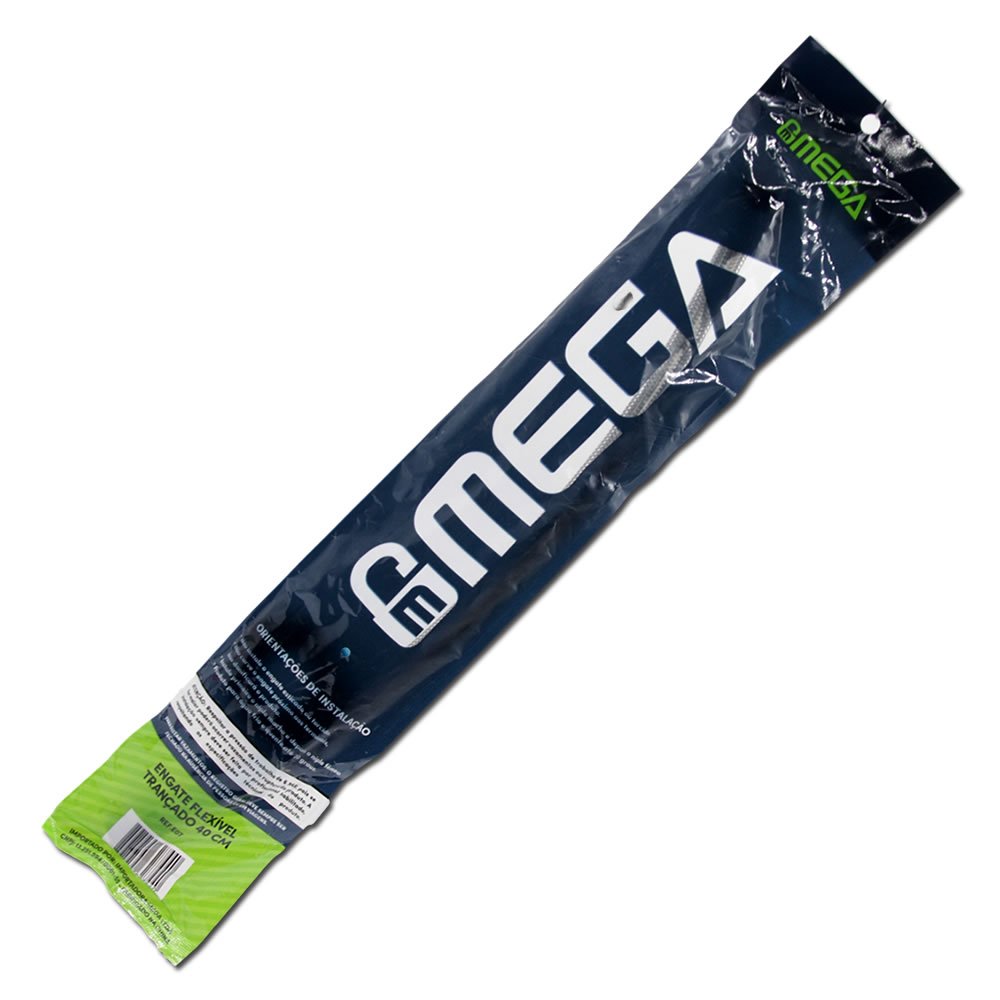 Engate Flexível Trançado 40cm Inox Mega