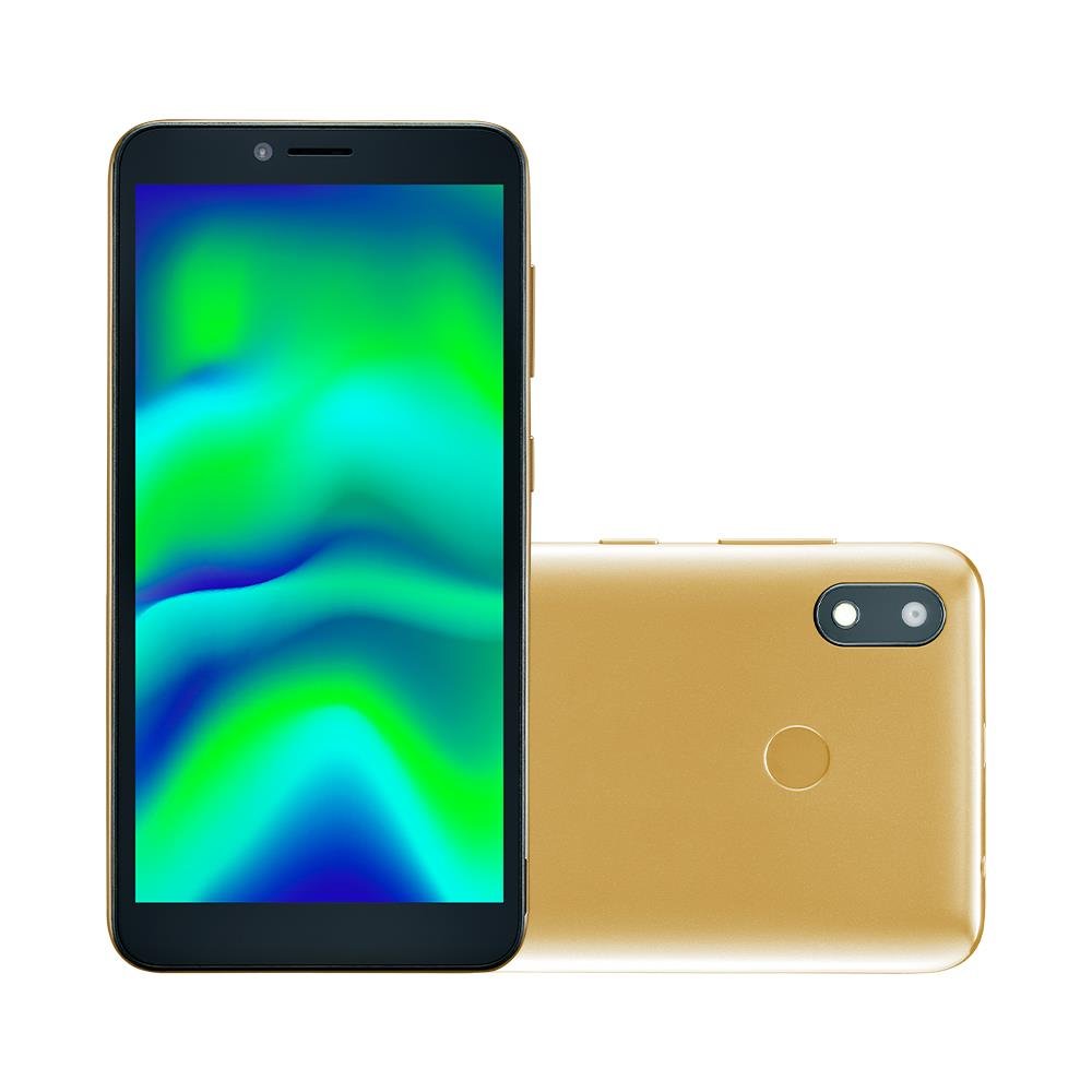 Smartphone F Pro 2 32 GB + 1GB RAM 4G Tela LDC 5.5 Camera 8 MP + 5MP Processador Quad Core Dourado Multilaser - P9153