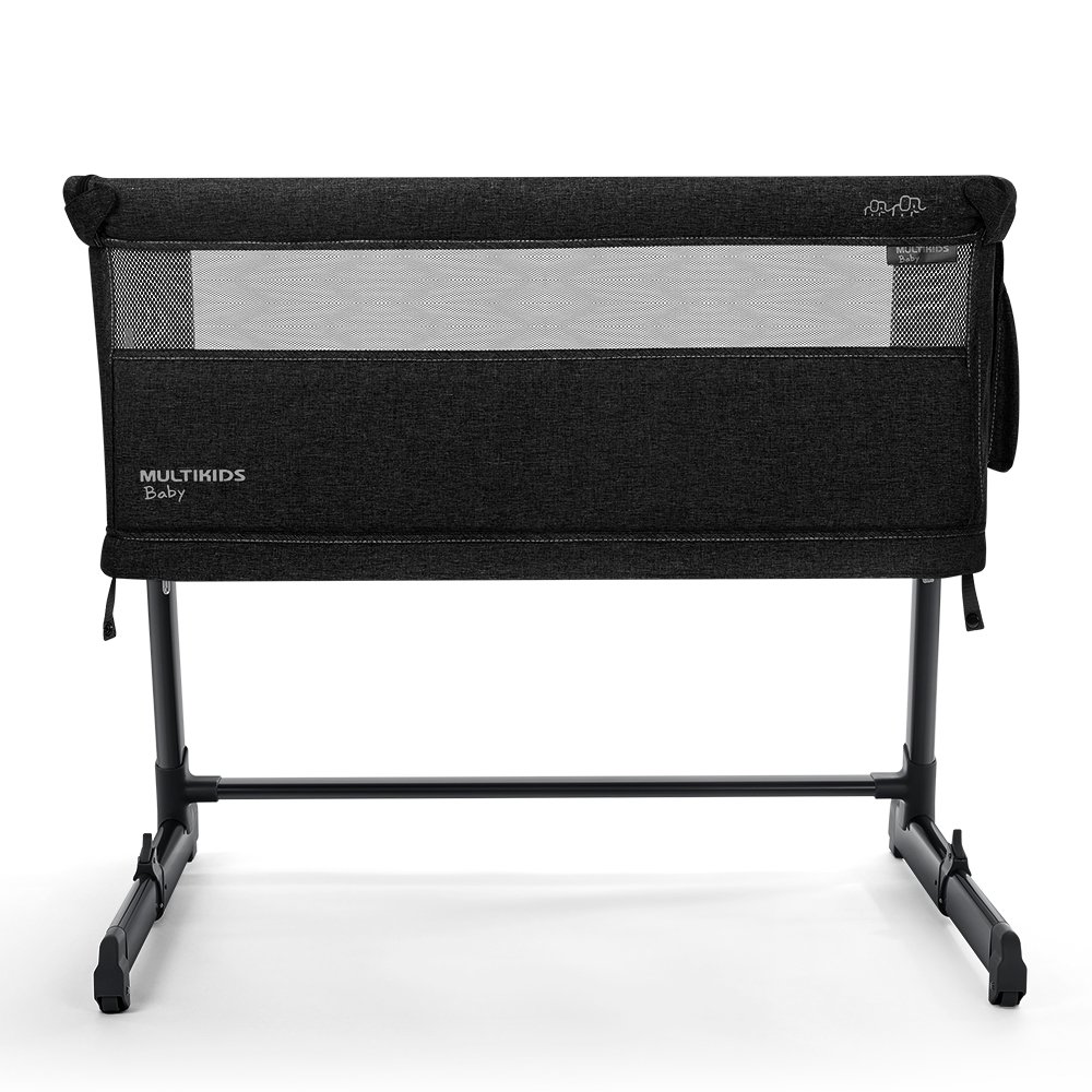 Berço 3 Em 1 Bedside Nest Preto Multikids Baby - BB709