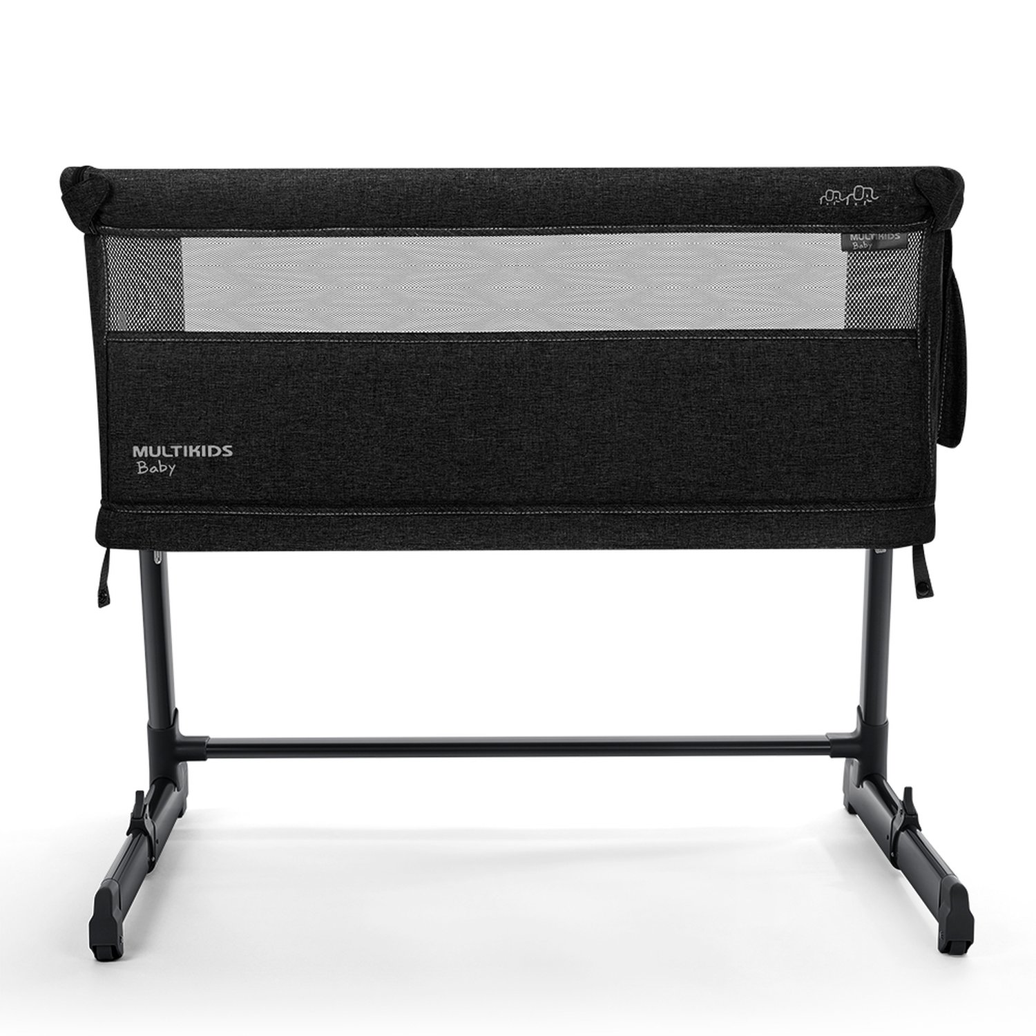 Berço 3 Em 1 Bedside Nest Preto Multikids Baby - BB709