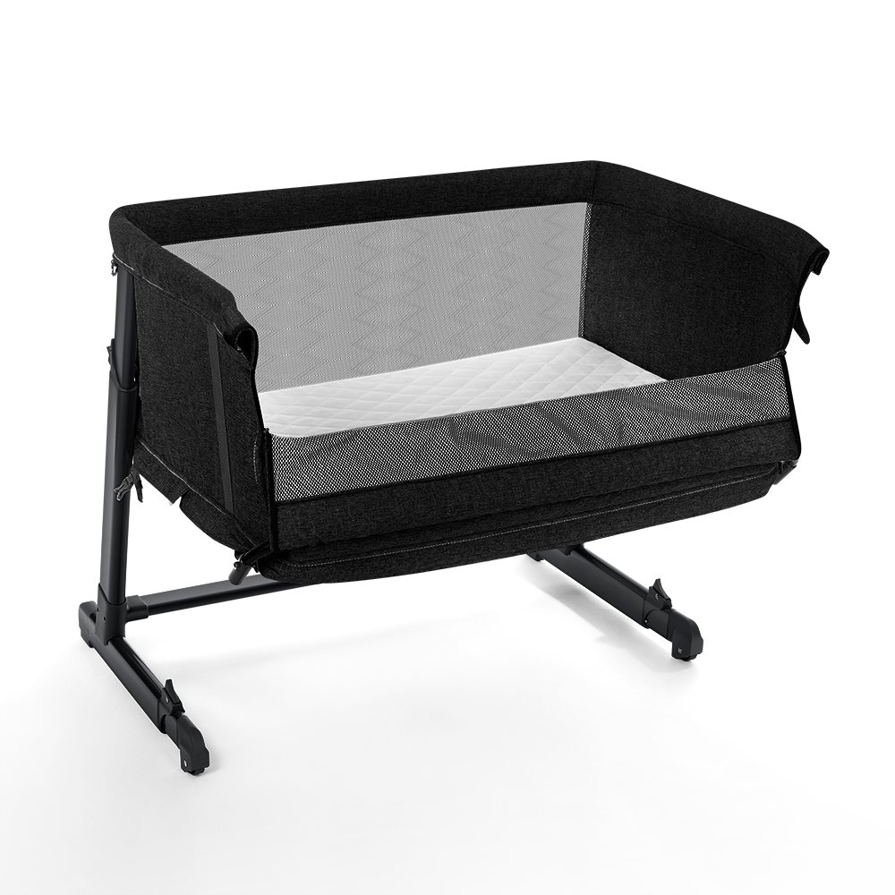 Berço 3 Em 1 Bedside Nest Preto Multikids Baby - BB709