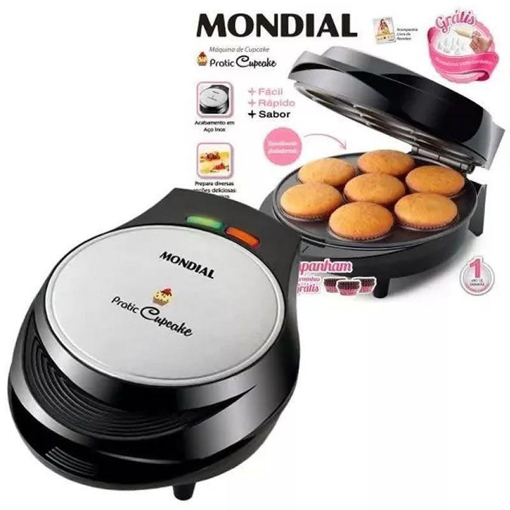 Maquina de Cupcake Maker Pratic Mondial CK-01 220V